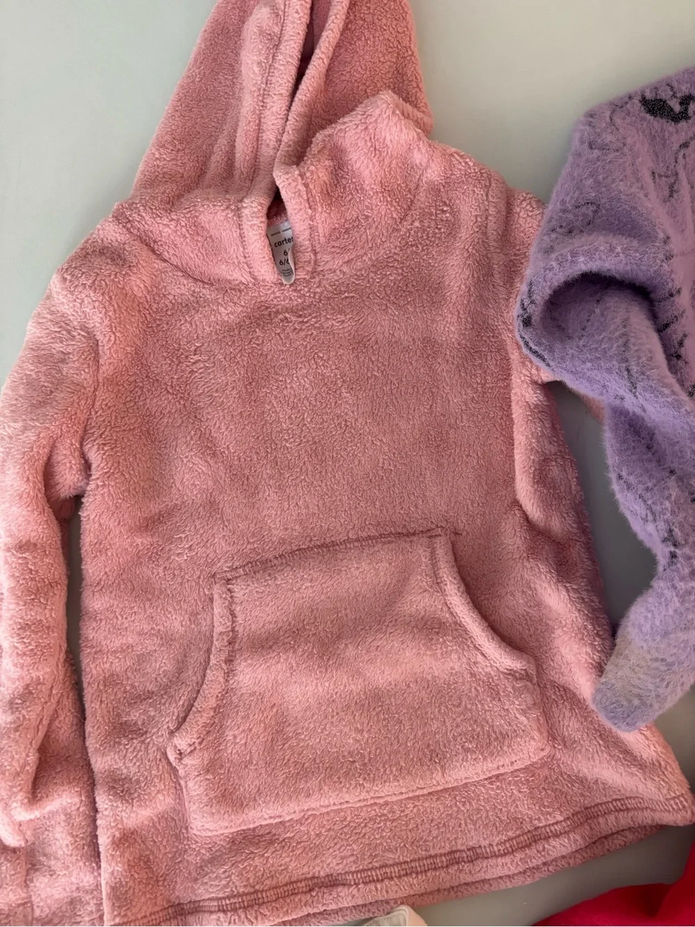 Carter's Girls Mixed Pullover Sweatshirts - Red, Pink, Purple, Cream